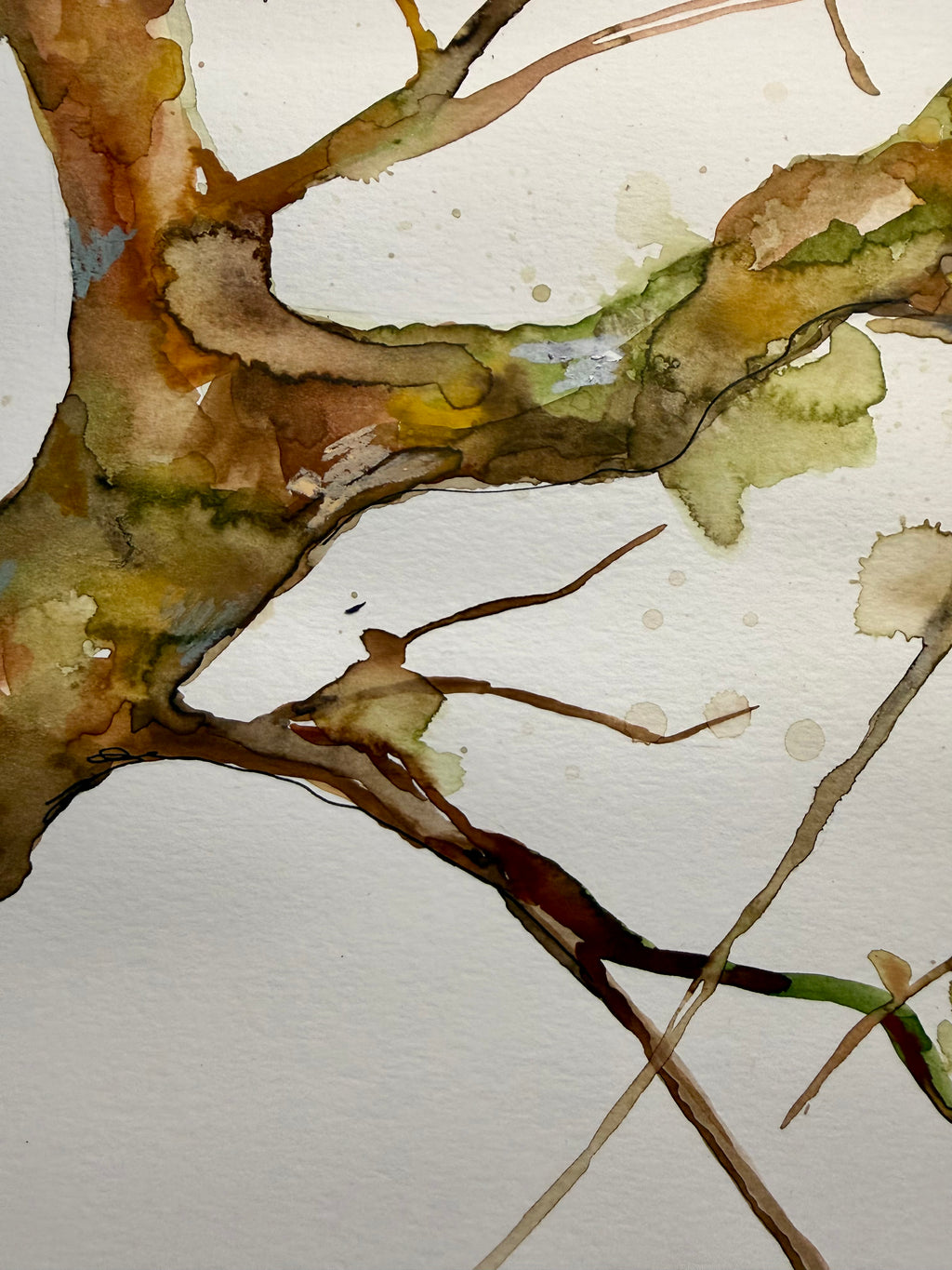 Fragmento del bosque IV – Acuarela original