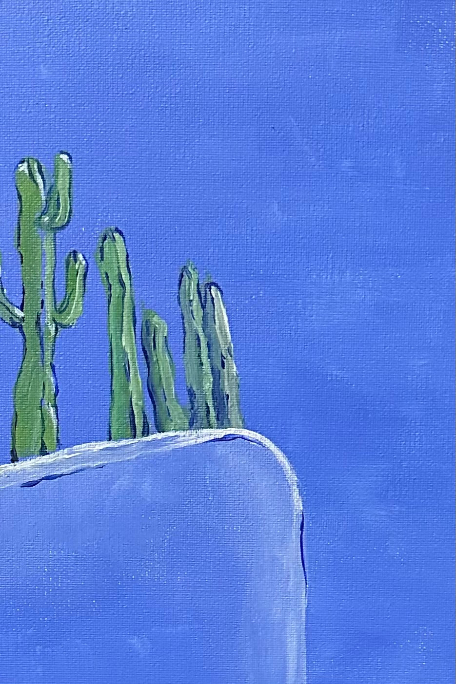 Calma – cuadro original en Canarias – María Betancor (detalle)