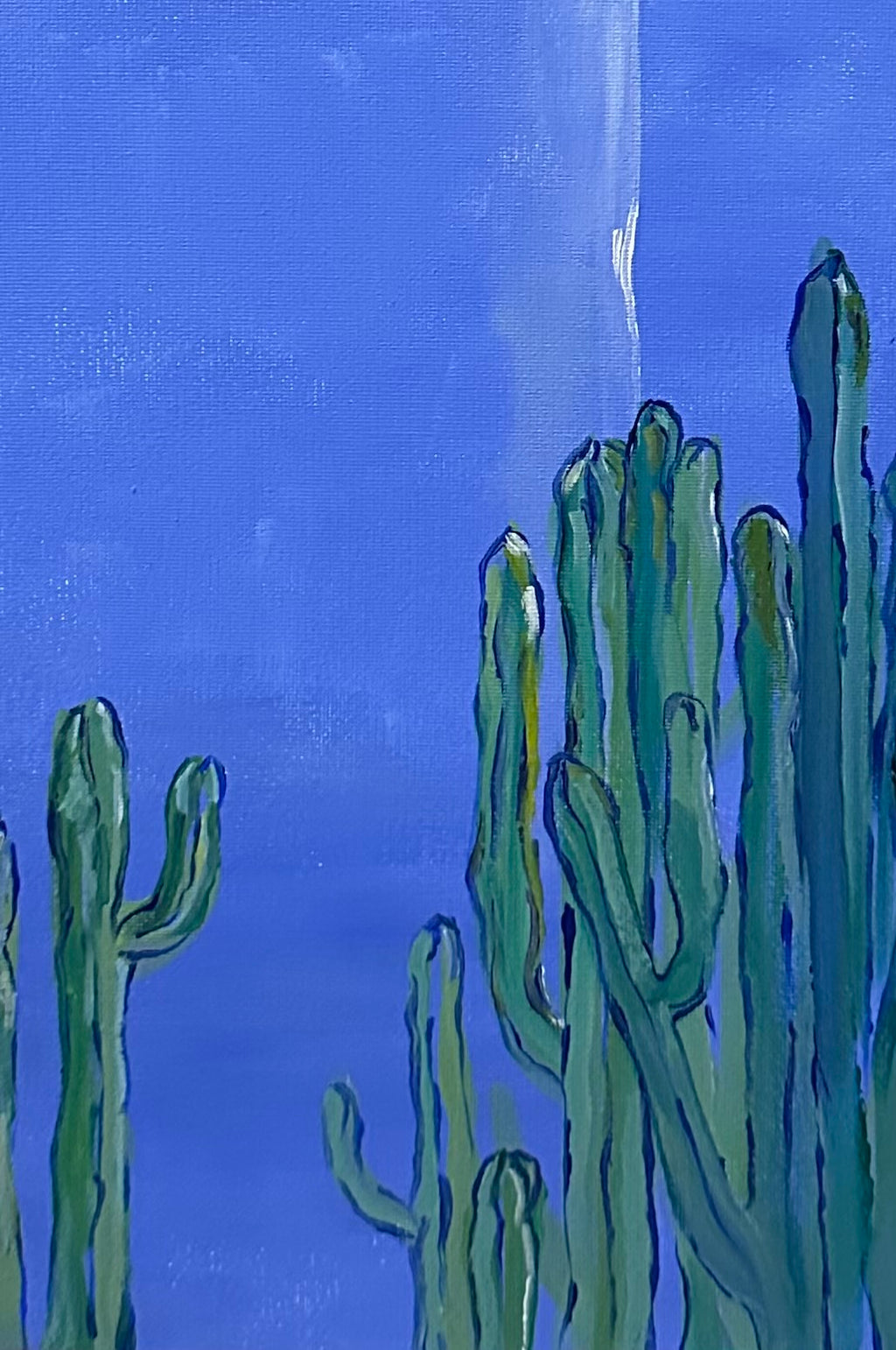Calma – cuadro original en Canarias – María Betancor (detalle)