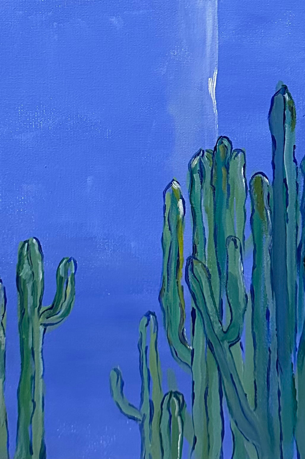 Calma – cuadro original en Canarias – María Betancor (detalle)