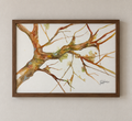 Fragmento del bosque IV – Acuarela original