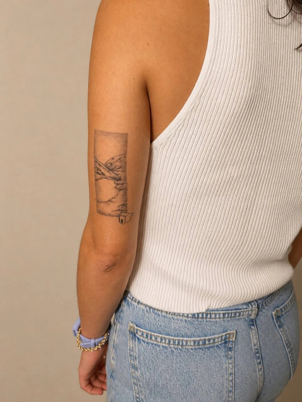 Paisaje en el brazo